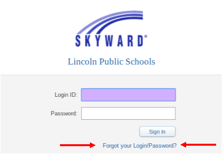 Skyward Password